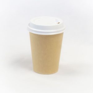 Gobelet à café, thé ou chocolat chaud en carton 240ml avec couvercle (1000 unités)