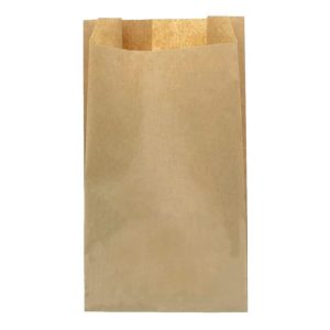 Sachet à pain en papier kraft 18+7x32cm (1000 unités)